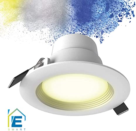 Luminaria LED Blanco Dinámico Wifi Para Empotrar ES-19195-0-CCT