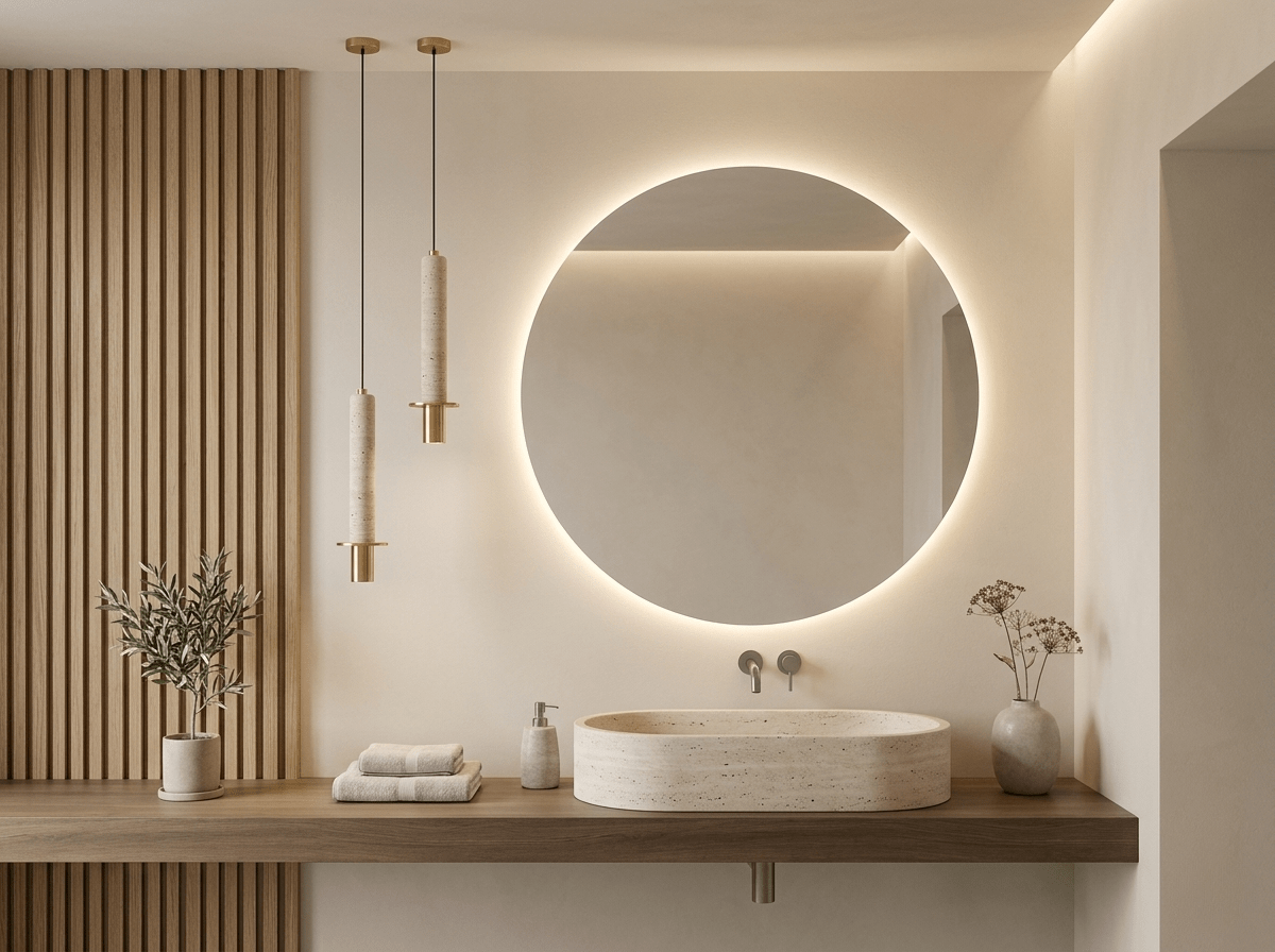 Consejos de diseño como iluminar un baño pequeño y moderno