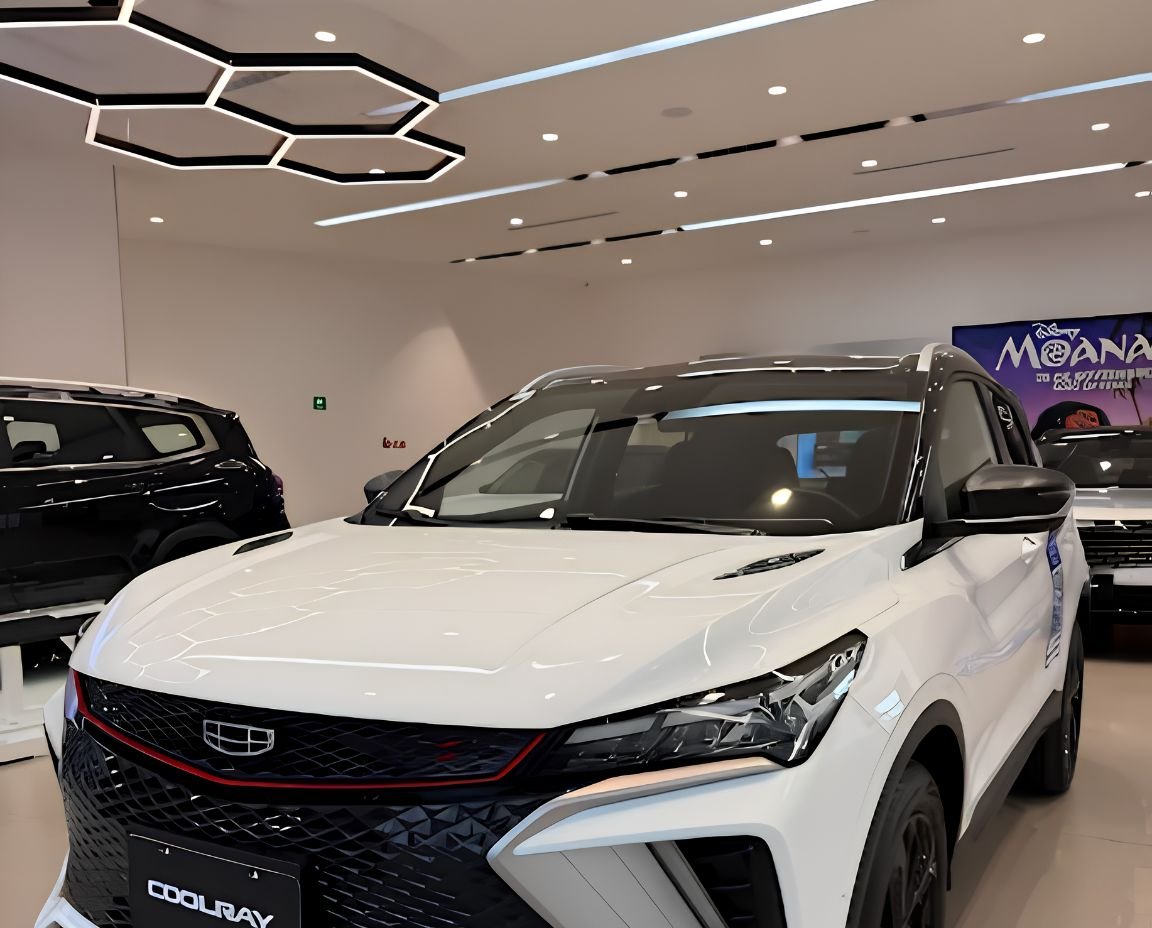 Iluminación comercial_ agencia de autos en monterrey